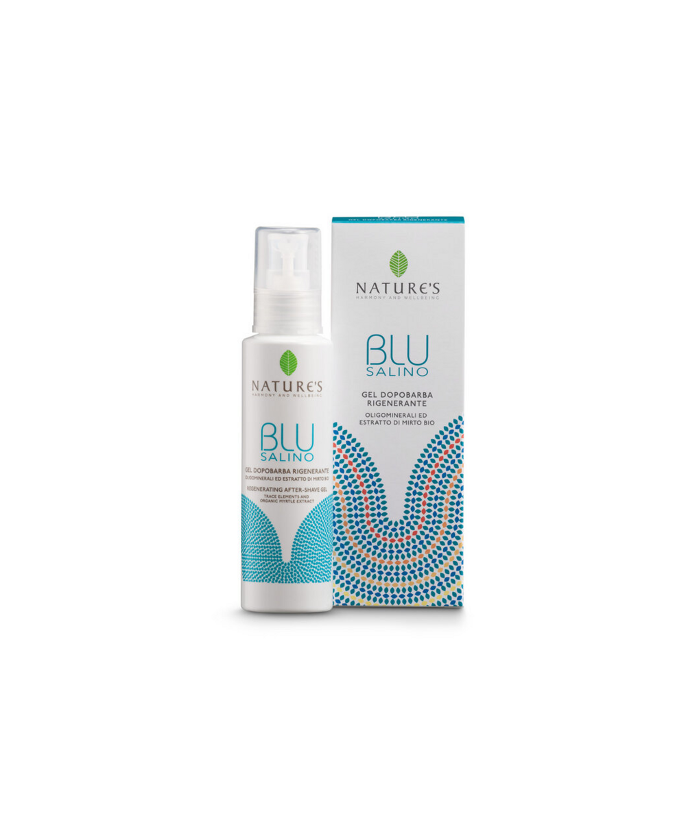 NATURE'S Blu Salino Gel Dopobarba Rigenerante