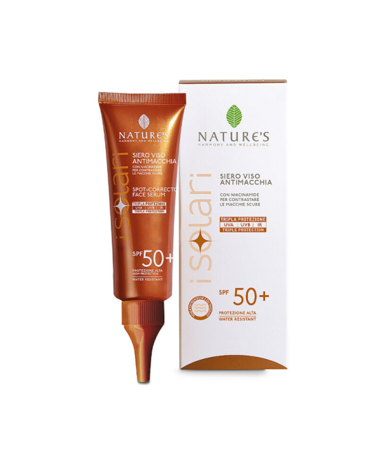 NATURE'S iSolari Siero Viso Antimacchia SPF 50+