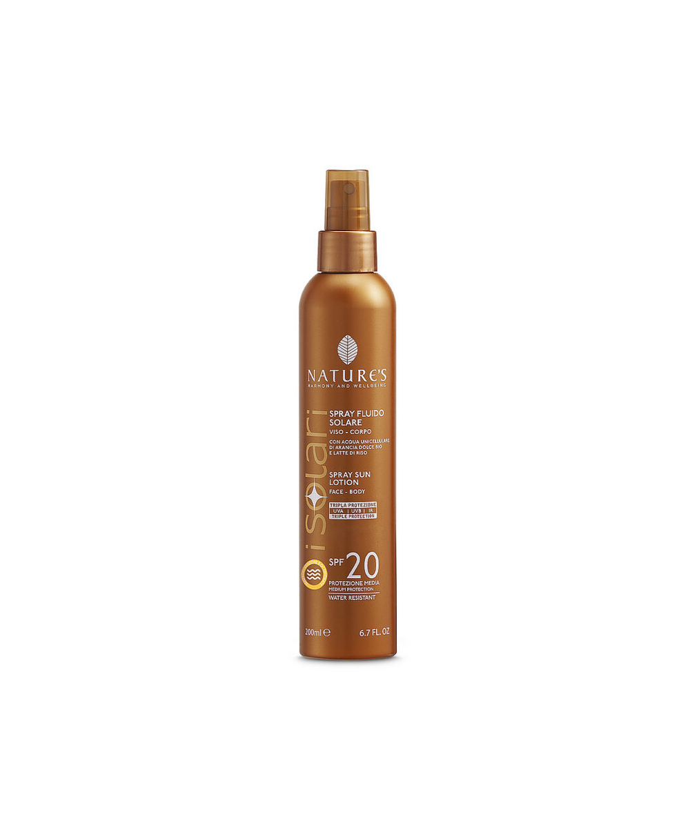 NATURE'S iSolari Spray Fluido Solare SPF 20