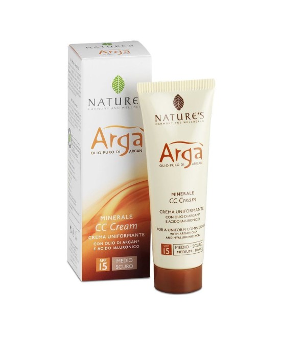 NATURE'S Argà CC Cream Viso Uniformante Medio - Scura