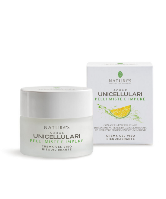 NATURE'S Acque Unicellulari Crema Gel Viso Riequilibrante