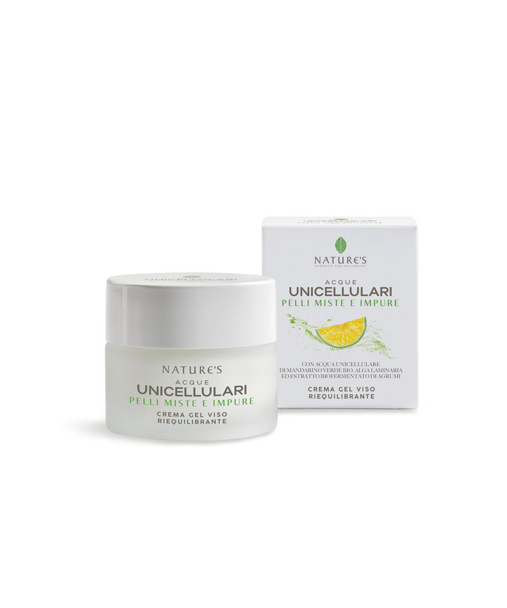 NATURE'S Acque Unicellulari Crema Gel Viso Riequilibrante