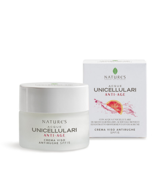 NATURE'S Acque Unicellulari Crema Viso Antirughe SPF 15