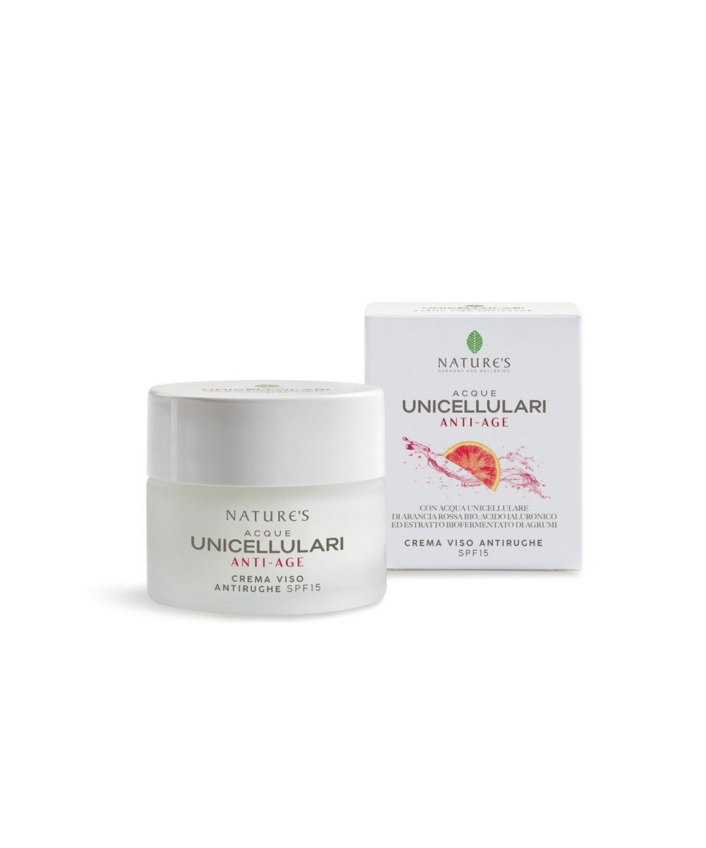 NATURE'S Acque Unicellulari Crema Viso Antirughe SPF 15