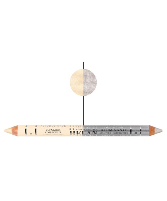 HELAN I Colori di Helan Bio Matitone Duo correttore / all-over illuminante LIGHT-SILVER