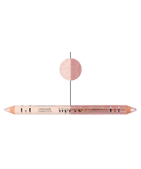 HELAN I Colori di Helan Bio Matitone Duo correttore / all-over illuminante MEDIUM-PINK GOLD