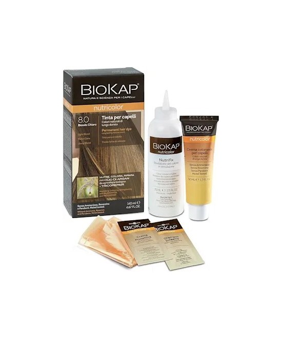 BIOS LINE BioKap Nutricolor Tinta 8.0-BIONDO CHIARO