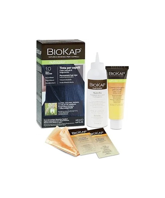 BIOS LINE BioKap Nutricolor Tinta Delicato 1.0-NERO NATURALE