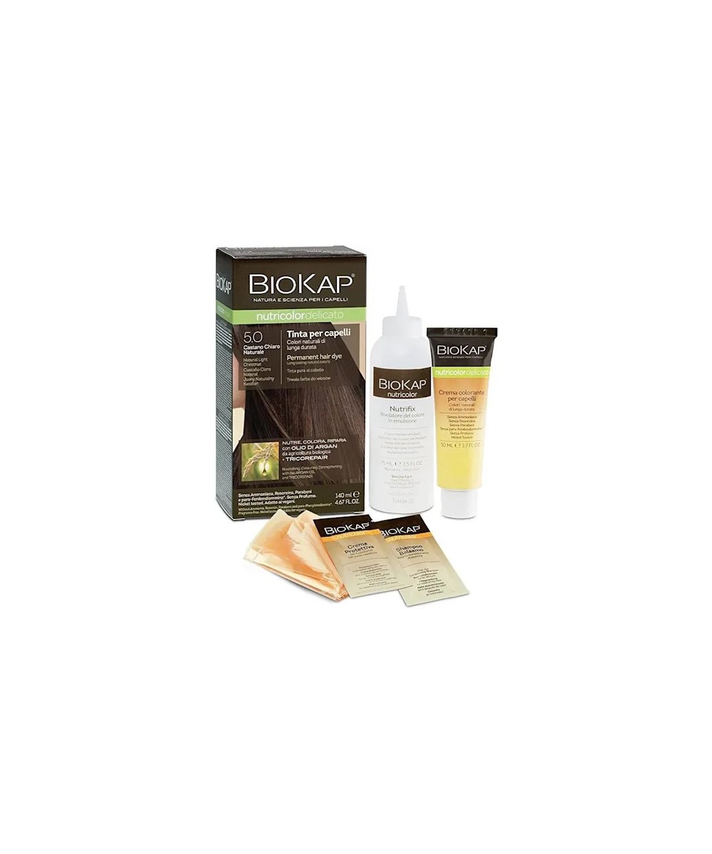 BIOS LINE BioKap Nutricolor Tinta Delicato 5.00-CASTANO CHIARO NATURALE