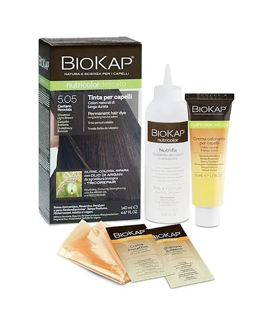 BIOS LINE BioKap Nutricolor Tinta Delicato 5.05-CASTANO NOCCIOLA