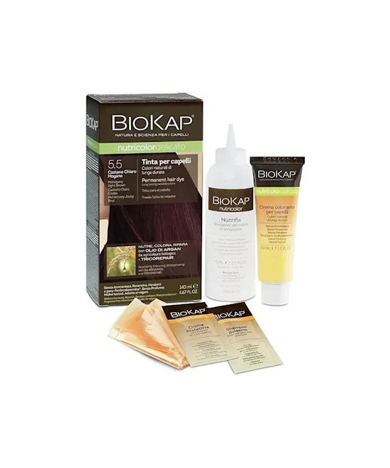 BIOS LINE BioKap Nutricolor Tinta Delicato 5.5-CASTANO CHIARO MOGANO