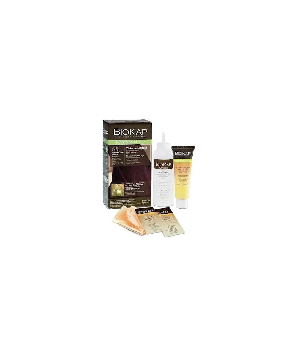 BIOS LINE BioKap Nutricolor Tinta Delicato 5.5-CASTANO CHIARO MOGANO
