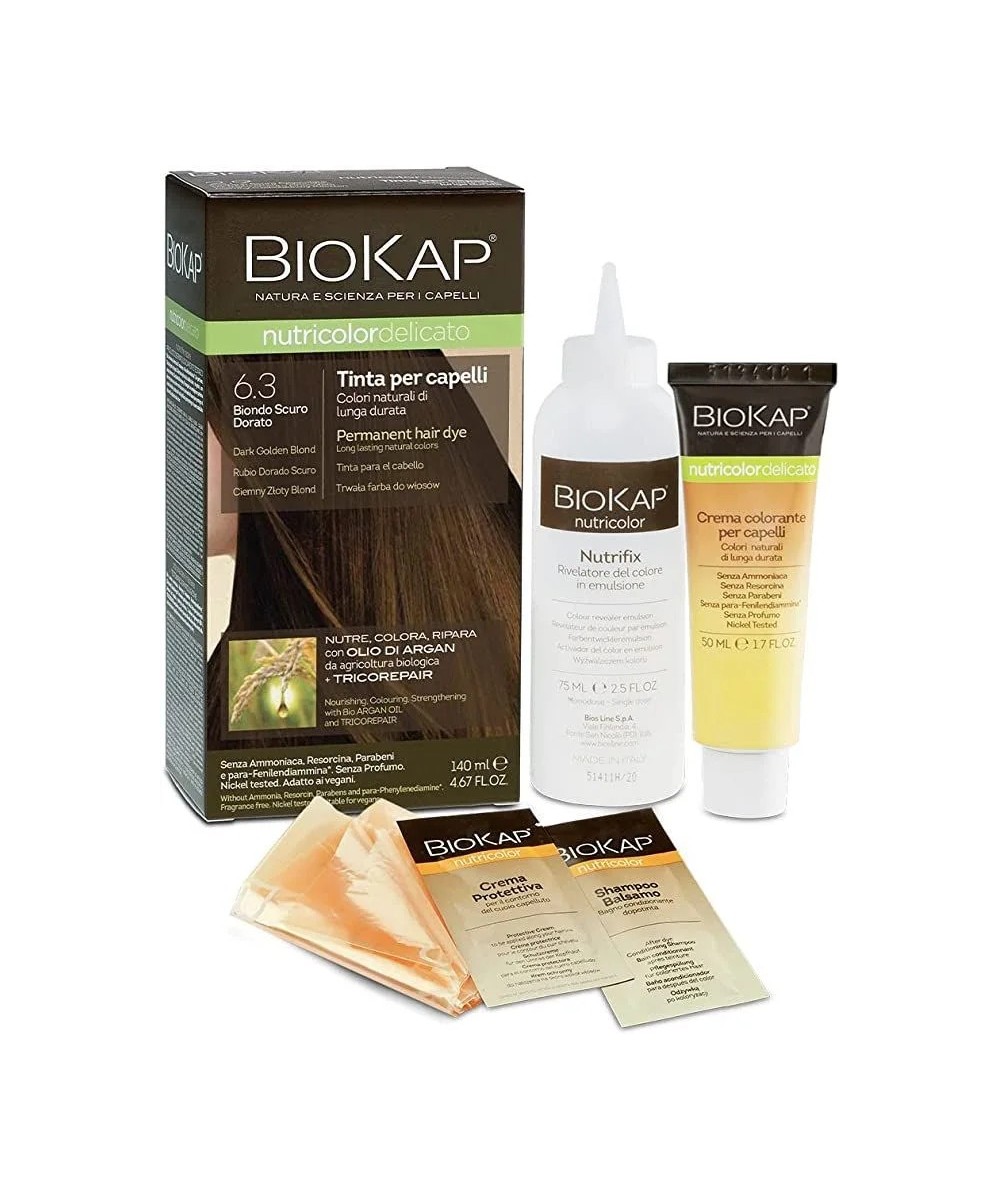 BIOS LINE BioKap Nutricolor Tinta Delicato 6.3-BIONDO SCURO DORATO