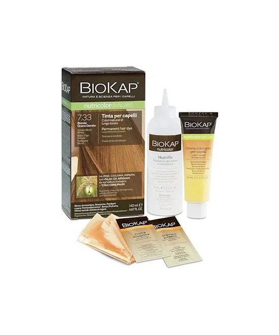 BIOS LINE BioKap Nutricolor Tinta Delicato 7.33-BIONDO GRANO DORATO