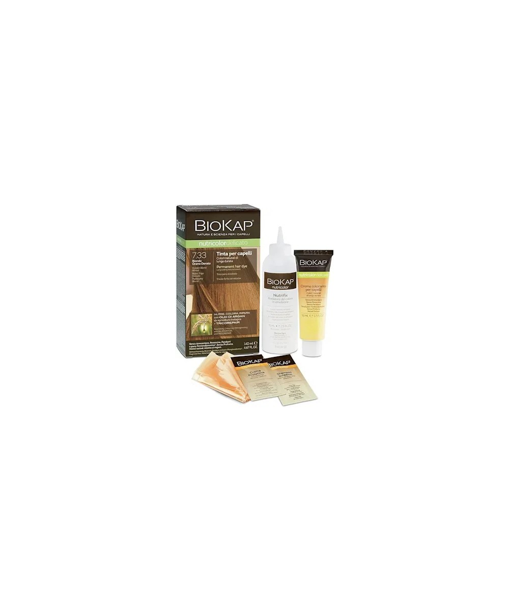 BIOS LINE BioKap Nutricolor Tinta Delicato 7.33-BIONDO GRANO DORATO