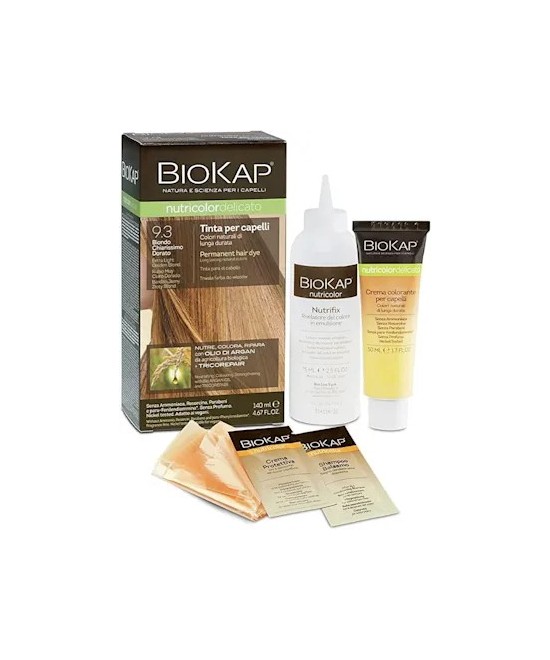 BIOS LINE BioKap Nutricolor Tinta Delicato 9.3-BIONDO CHIARISSIMO DORATO