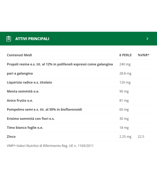 BIOS LINE Apix Propoli Sedigola Perle Masticabili