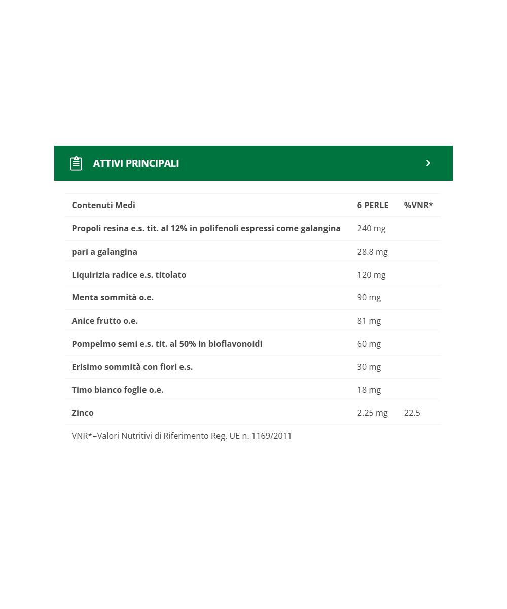 BIOS LINE Apix Propoli Sedigola Perle Masticabili