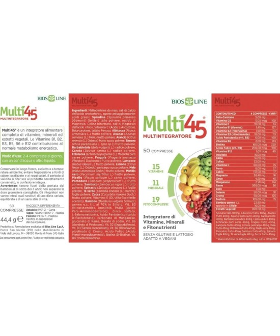 BIOS LINE Multi45 Multintegratore - 100 compresse