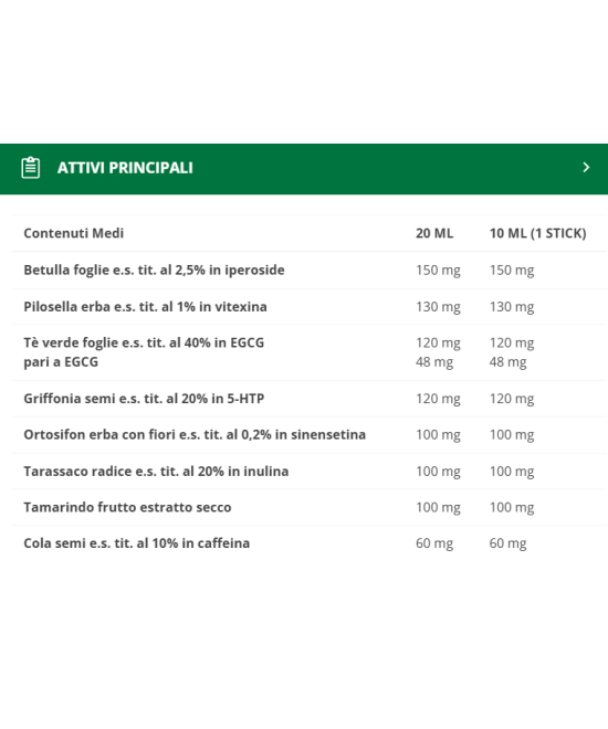 BIOS LINE Ultra Pep Slim 6 Zero Tè Verde