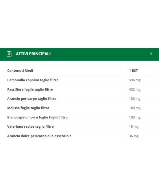 BIOS LINE VitaCalm Buonanotte Tisana