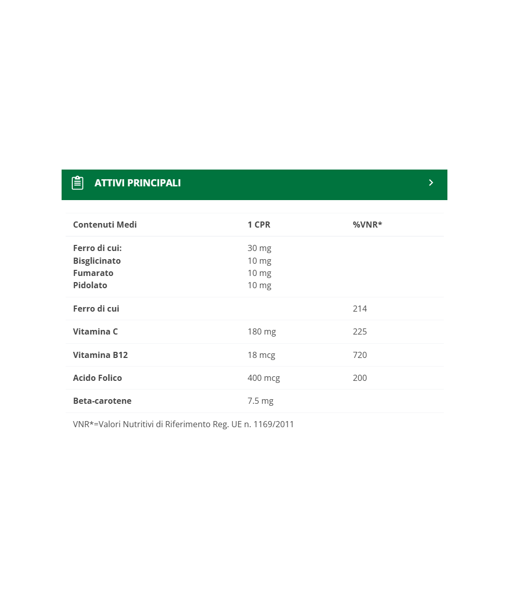 BIOS LINE Principium FerPlus Tre-Tard 30mg