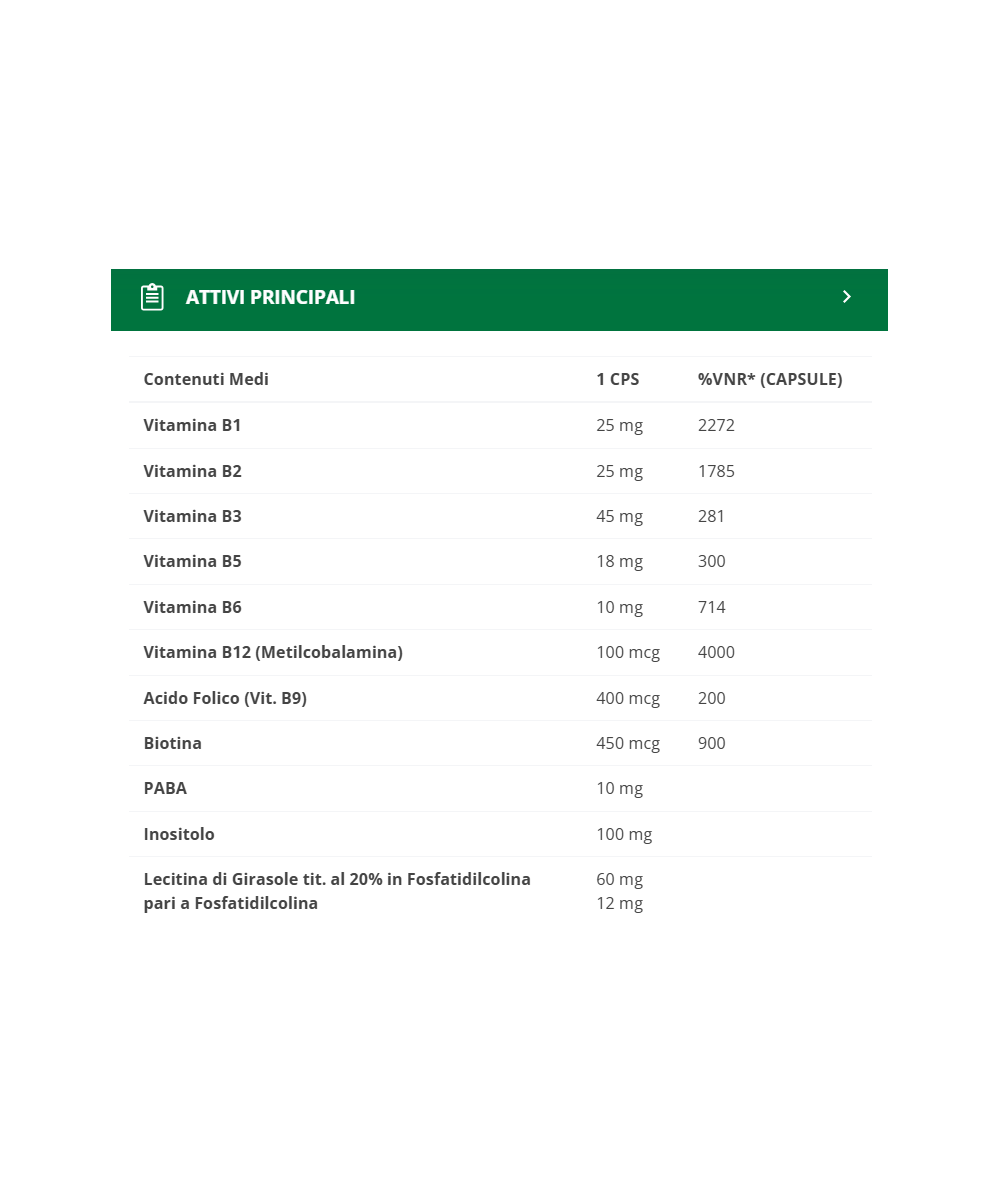 BIOS LINE Principium Complesso B Forte - 24 compresse