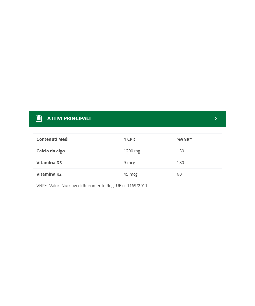 BIOS LINE Principium Calcio K-D Vegetale