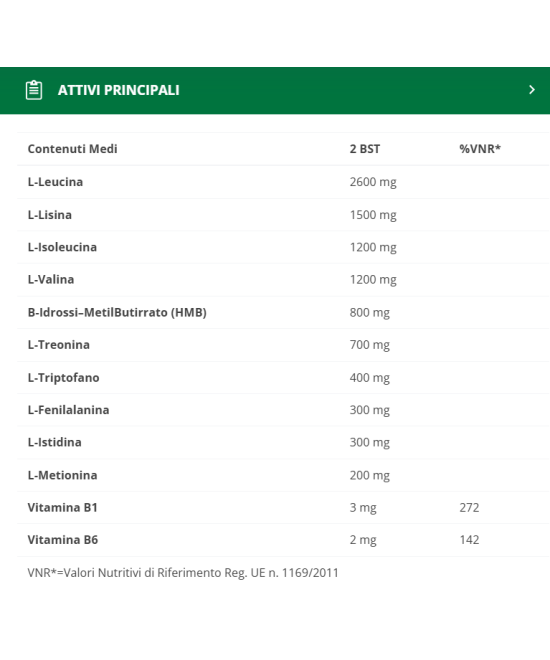 BIOS LINE Principium Aminasten HMB 400 - 30 bustine