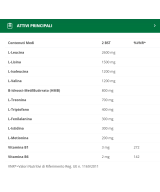 BIOS LINE Principium Aminasten HMB 400 - 30 bustine