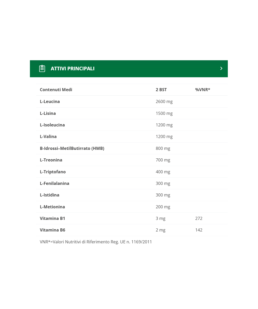 BIOS LINE Principium Aminasten HMB 400 - 14 bustine