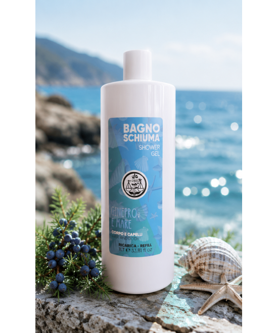 IL PUNTO VERDE Bagno Doccia Corpo e Capelli Ginepro e Mare