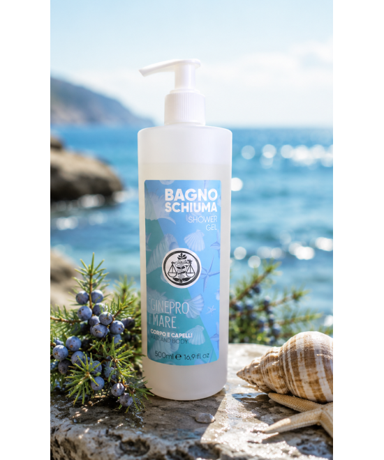 IL PUNTO VERDE Bagno Doccia Corpo e Capelli Ginepro e Mare