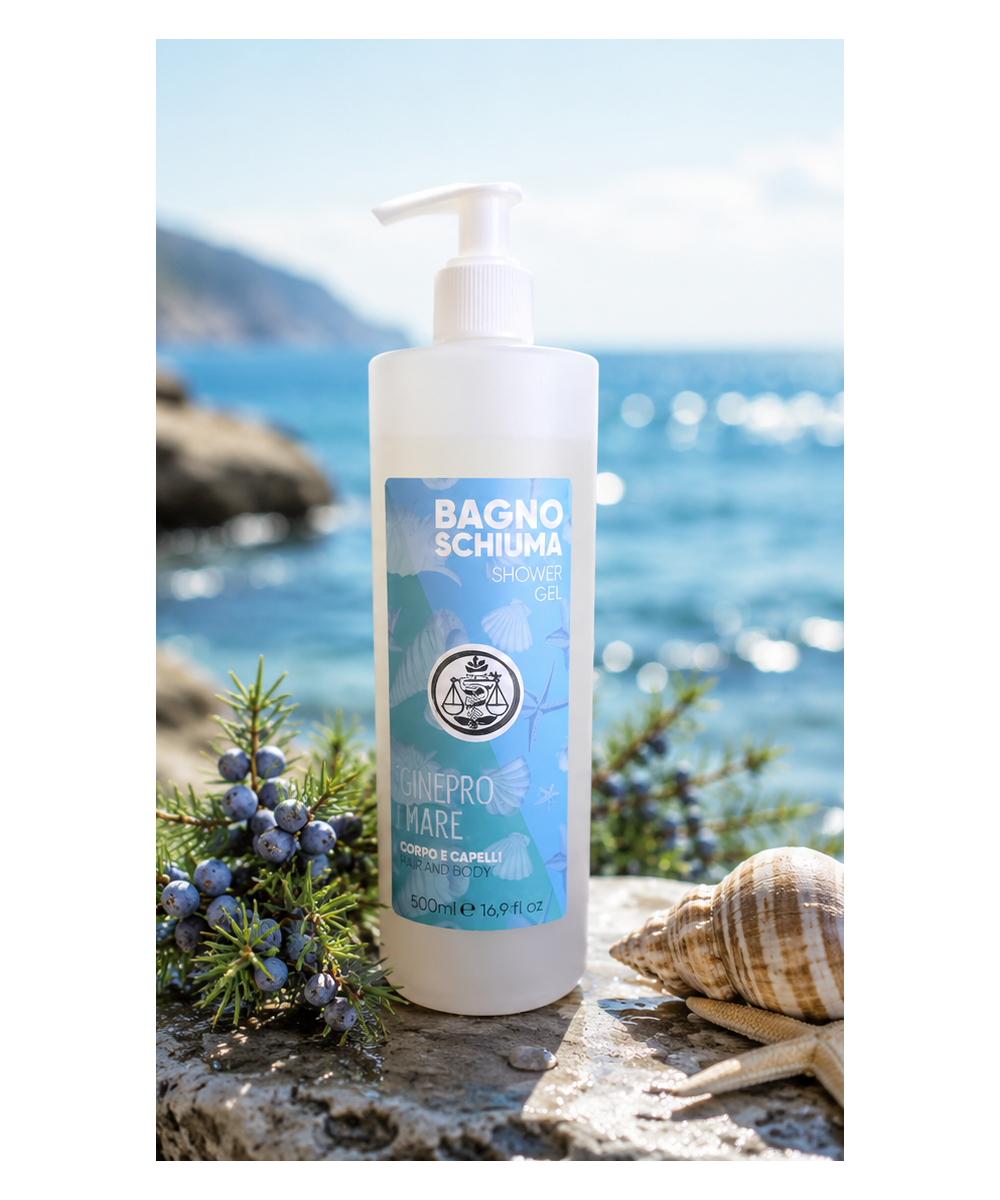IL PUNTO VERDE Bagno Doccia Corpo e Capelli Ginepro e Mare