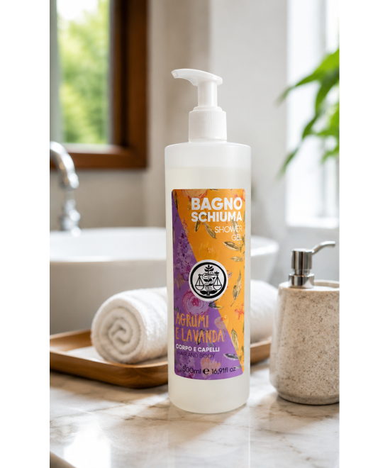 IL PUNTO VERDE Bagno Doccia Corpo e Capelli Agrumi e Lavanda