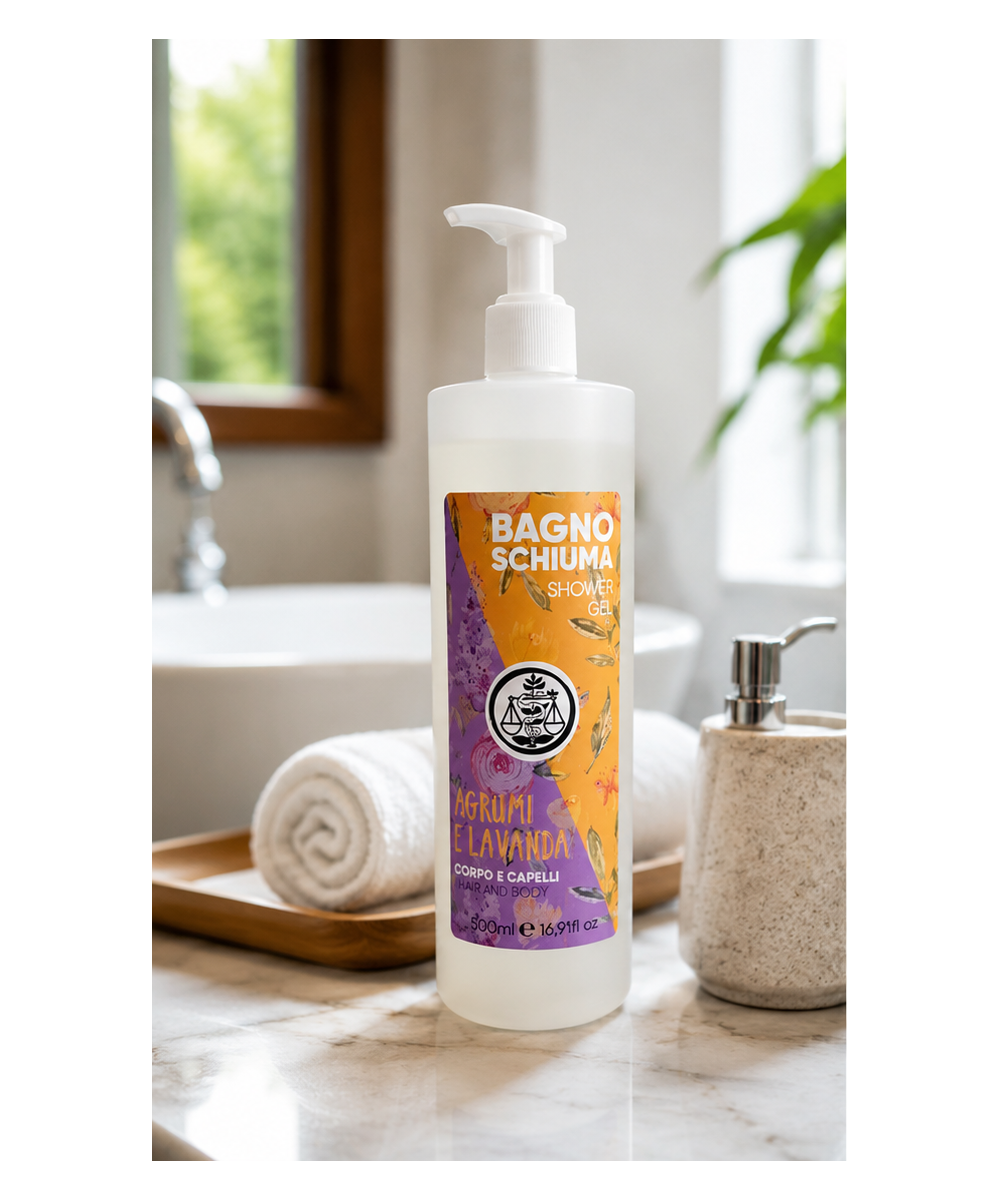IL PUNTO VERDE Bagno Doccia Corpo e Capelli Agrumi e Lavanda