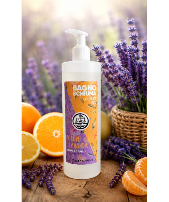 IL PUNTO VERDE Bagno Doccia Corpo e Capelli Agrumi e Lavanda