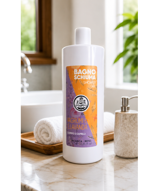 IL PUNTO VERDE Bagno Doccia Corpo e Capelli Agrumi e Lavanda