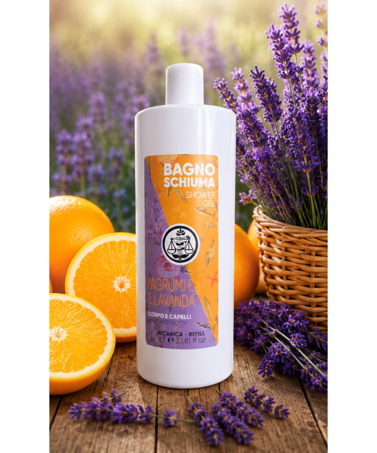IL PUNTO VERDE Bagno Doccia Corpo e Capelli Agrumi e Lavanda