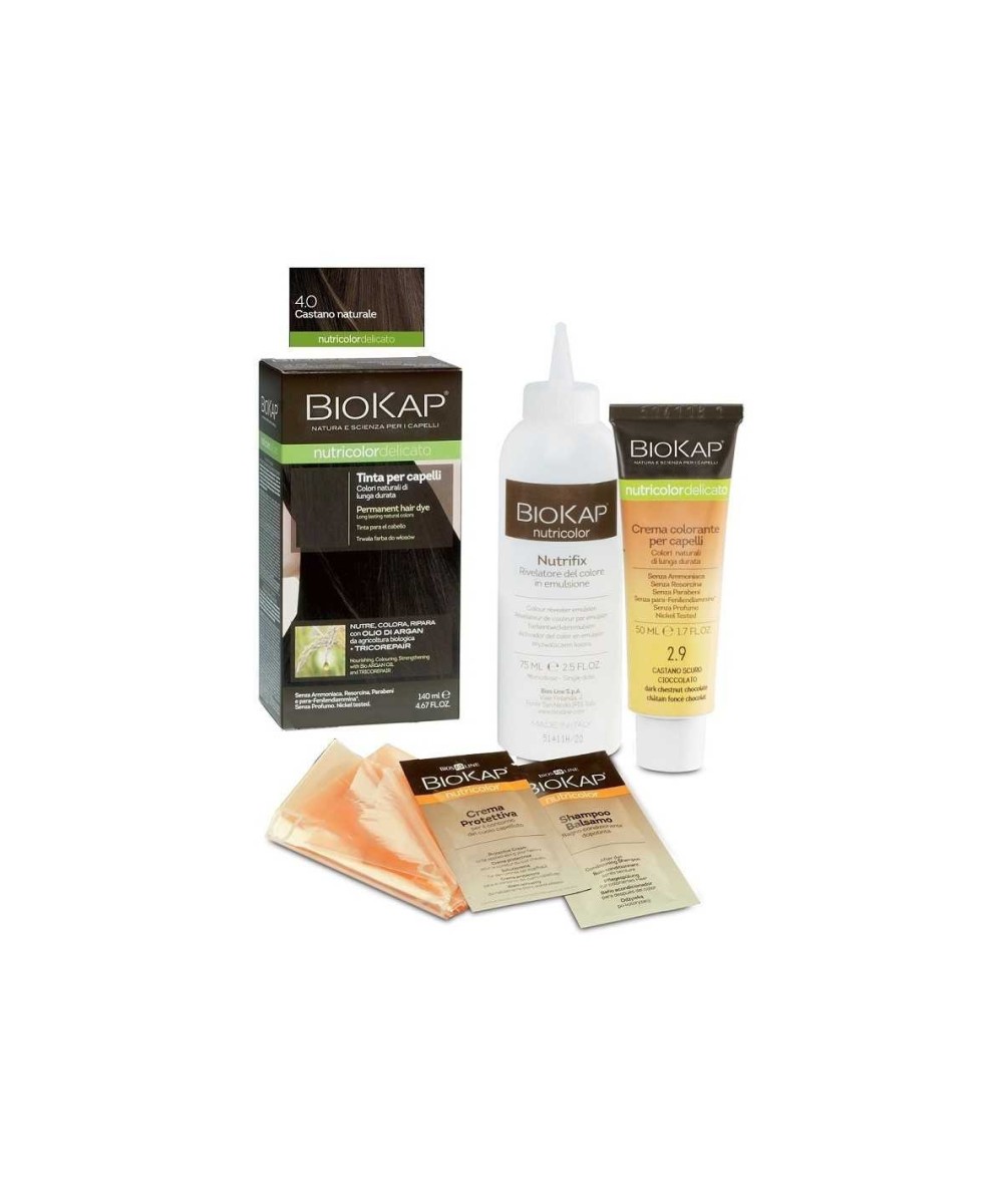 BIOS LINE BioKap Nutricolor Tinta Delicato 4.0-CASTANO NATURALE