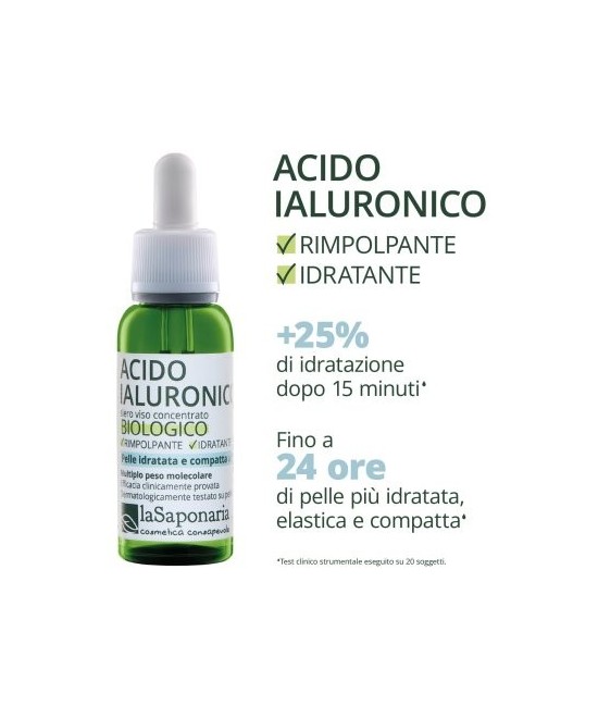 LA SAPONARIA Attivi Puri Acido Ialuronico - multiplo peso molecolare