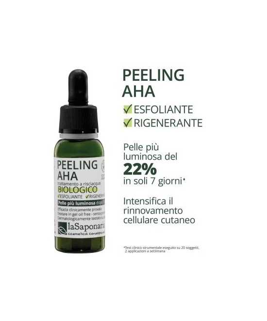 LA SAPONARIA Attivi Puri Peeling AHA biologico