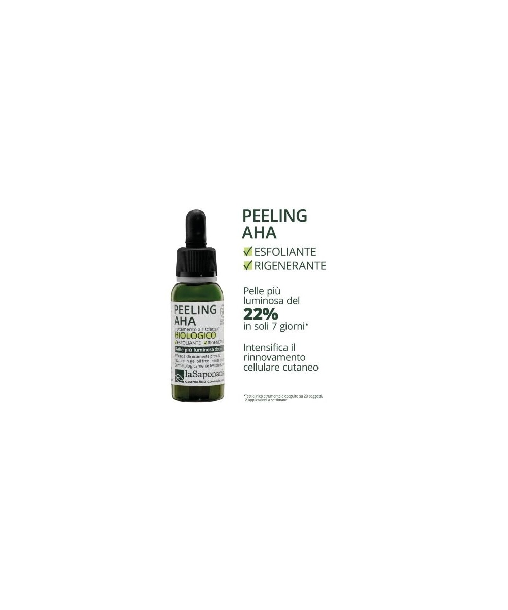 LA SAPONARIA Attivi Puri Peeling AHA biologico
