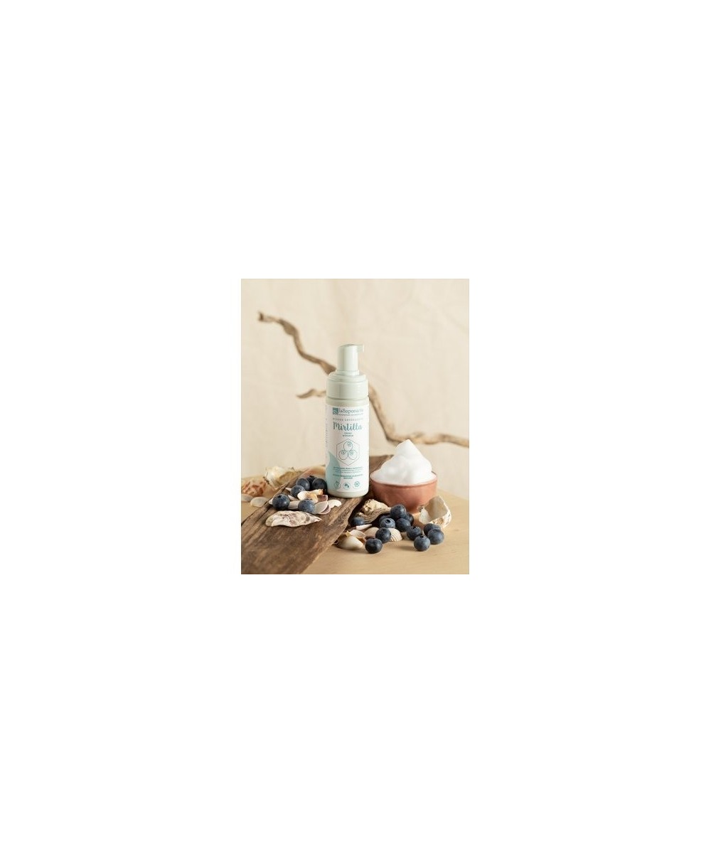 LA SAPONARIA Mousse detergente viso Mirtilla