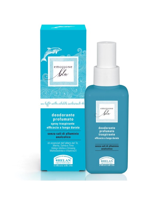 HELAN Emozione Blu Deodorante Profumato spray traspirante