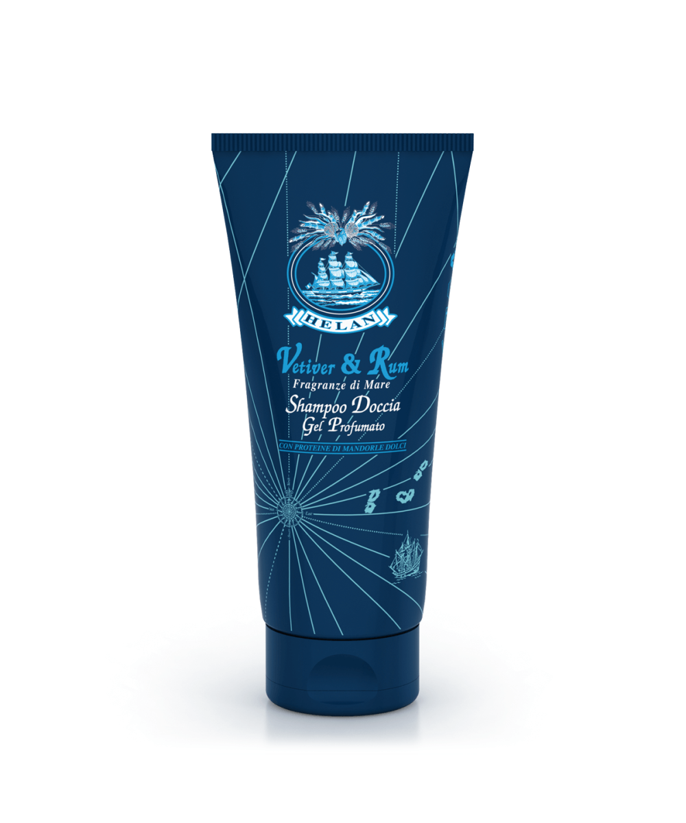 HELAN Vetiver & Rum Shampoo Doccia Gel Profumato
