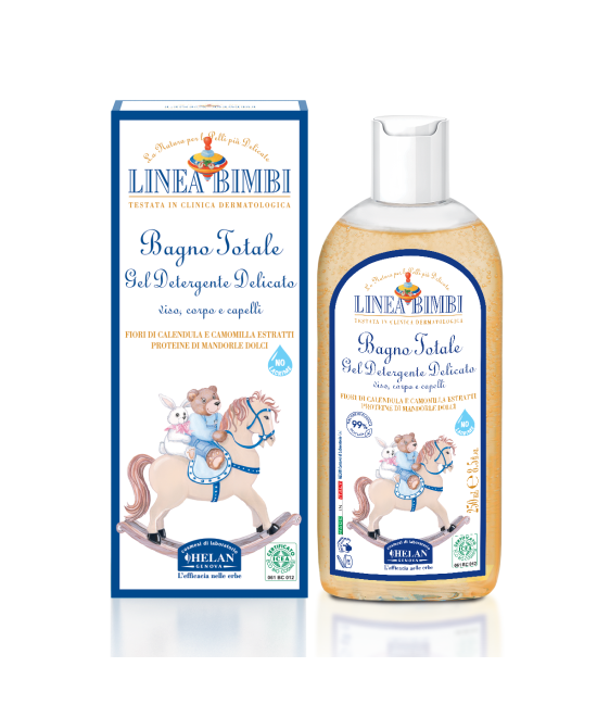 HELAN Linea Bimbi Bagno Totale Gel Detergente Delicato - 250 ml