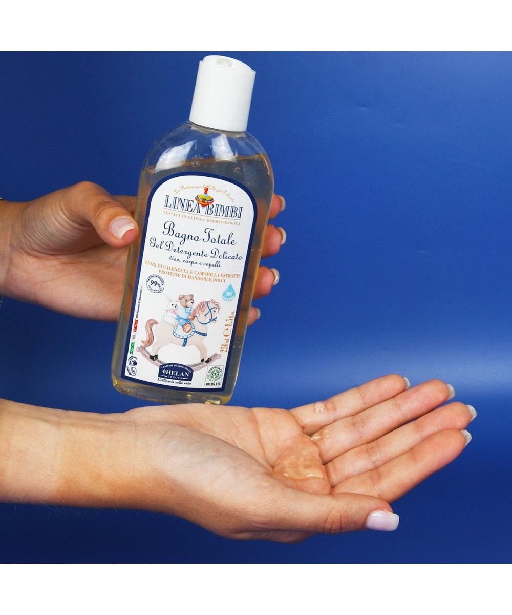 HELAN Linea Bimbi Bagno Totale Gel Detergente Delicato - 250 ml