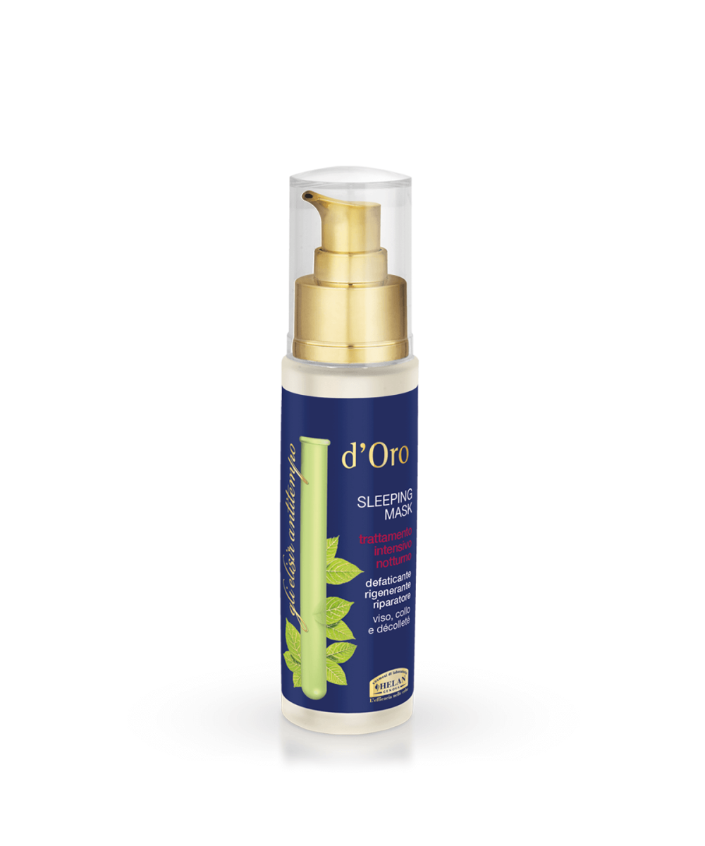 HELAN d'Oro Sleeping Mask, Maschera Viso Trattamento Notte