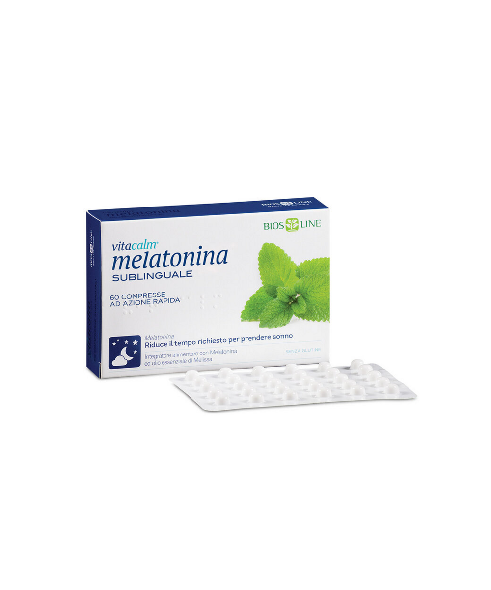 BIOS LINE VitaCalm Melatonina Sublinguale - 60 compresse